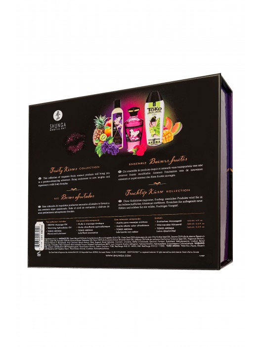 Подарочный набор Fruity Kisses из 3 предметов - Shunga - купить с доставкой в Новом Уренгое