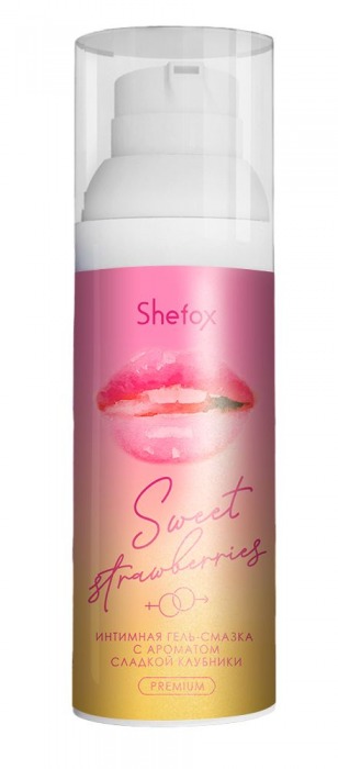 Интимная гель-смазка Shefox Premium «Сладкая клубника» - 50 мл. - Shefox - купить с доставкой в Новом Уренгое