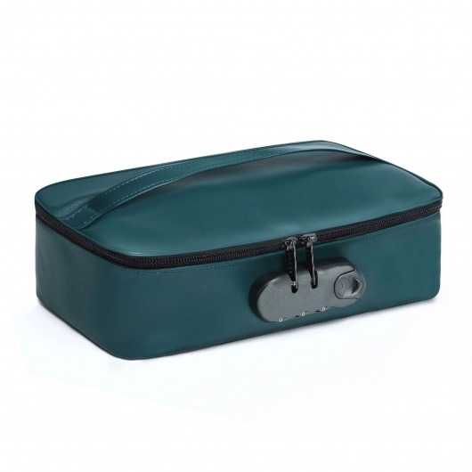 Зеленая сумочка для хранения игрушек Discreet Box - Dorcel - купить с доставкой в Новом Уренгое