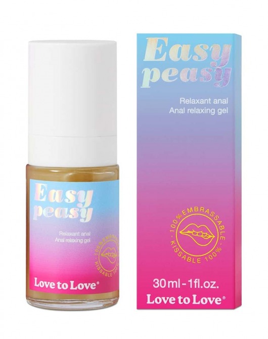 Анальный расслабляющий гель Easy Peasy - 30 мл. - Love to Love - купить с доставкой в Новом Уренгое