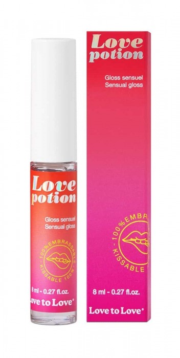 Возбуждающий блеск для губ Love Potion - 8 мл. - Love to Love - купить с доставкой в Новом Уренгое