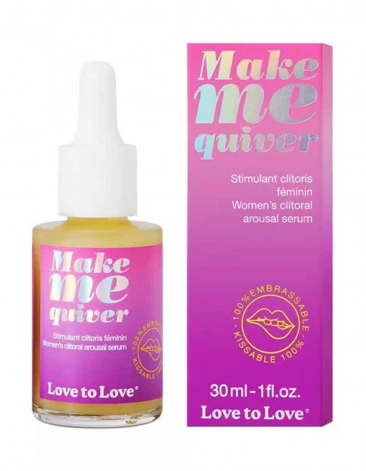 Возбуждающие капли для клитора Make Me Quiver - 30 мл. - Love to Love - купить с доставкой в Новом Уренгое