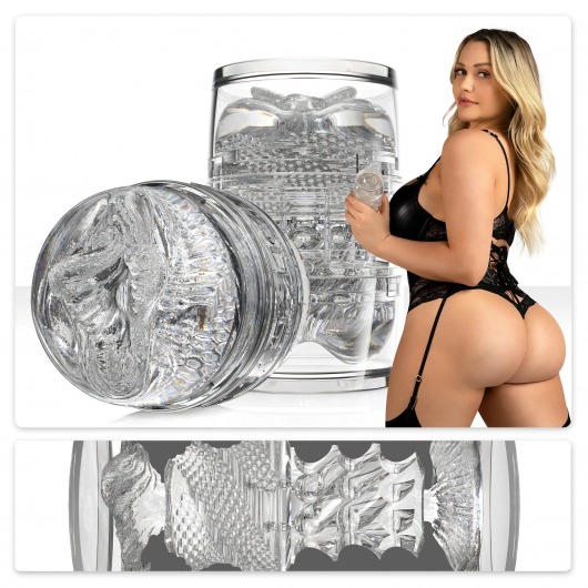 Прозрачный двусторонний мастурбатор Fleshlight Quickshot Mia Malkova - Fleshlight - в Новом Уренгое купить с доставкой