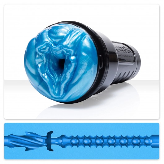 Мастурбатор-вагина Fleshlight Freaks Alien Blue Metallic - Fleshlight - в Новом Уренгое купить с доставкой