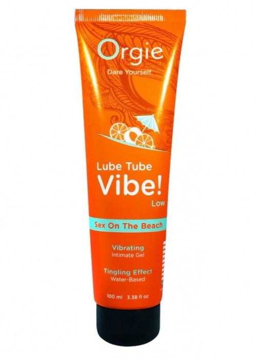 Гель с эффектом вибрации Lube Tube Vibe Low Sex On The Beach - 100 мл. - ORGIE - купить с доставкой в Новом Уренгое