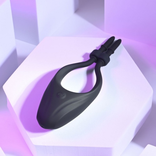 Черное эрекционное вибролассо Perfect Fit - Zero Tolerance - в Новом Уренгое купить с доставкой