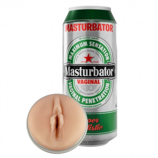 Мастурбатор-вагина Heineken Vagina II - Adrien Lastic - в Новом Уренгое купить с доставкой