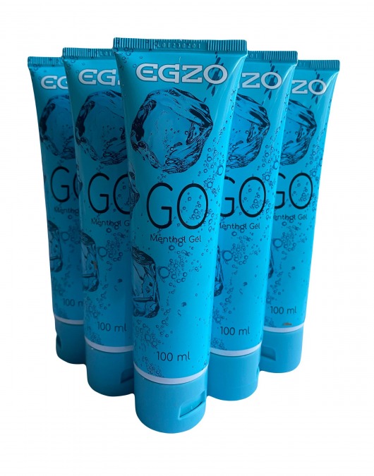 Набор из 5 пролонгирующих лубрикантов на водной основе Egzo Go (по 100 мл.) - EGZO - купить с доставкой в Новом Уренгое