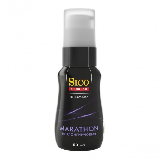 Пролонгирующая гель-смазка Sico Marathon - 50 мл. - Sico - купить с доставкой в Новом Уренгое
