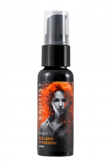 Гель с эффектом вибрации Volcano Of Passion со вкусом вишни - 25 мл. - Erotist Lubricants - купить с доставкой в Новом Уренгое