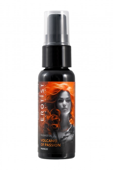 Гель с эффектом вибрации Volcano Of Passion со вкусом манго - 25 мл. - Erotist Lubricants - купить с доставкой в Новом Уренгое