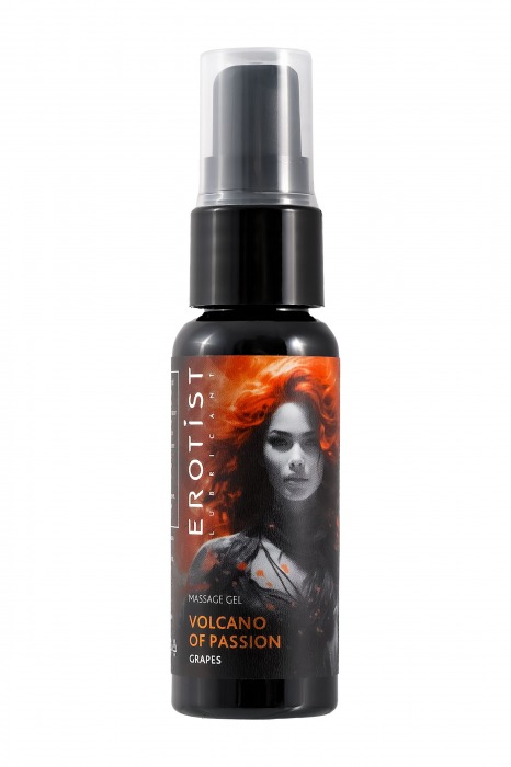 Гель с эффектом вибрации Volcano Of Passion со вкусом винограда - 25 мл. - Erotist Lubricants - купить с доставкой в Новом Уренгое