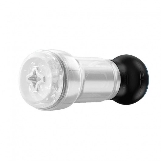 Набор PowerBlow   Feel Pocket Stroker Crystal: мастурбатор и интерактивная насадка - Kiiroo - в Новом Уренгое купить с доставкой