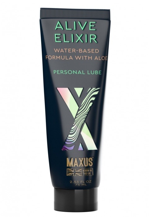 Интимный гель на водной основе MAXUS Alive Elixir - 75 мл. - Maxus - купить с доставкой в Новом Уренгое