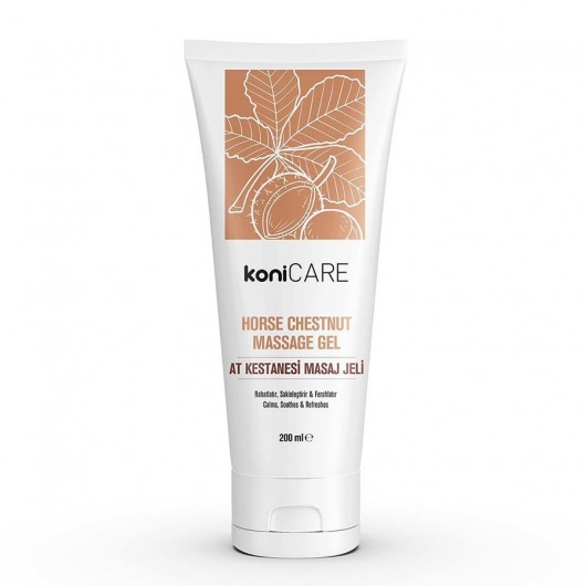Расслабляющий массажный гель Konicare Horse Chestnut Massage Gel - 200 мл. - KoniCARE - купить с доставкой в Новом Уренгое
