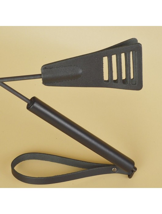 Черный кожаный стек «Сириус» - 60 см. - Sitabella - купить с доставкой в Новом Уренгое