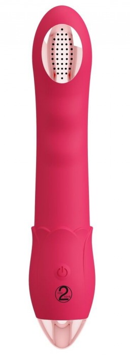 Малиновая насадка на душ с вибрацией Showers to orgasm - 20,1 см. - Orion - купить с доставкой в Новом Уренгое