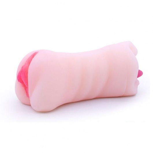 Телесный двусторонний мастурбатор - вагина и ротик - Boys of Toys - в Новом Уренгое купить с доставкой