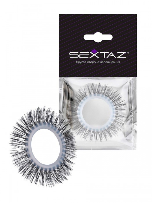 Круглое эрекционное кольцо с длинными «ресничками» - Sextaz - в Новом Уренгое купить с доставкой