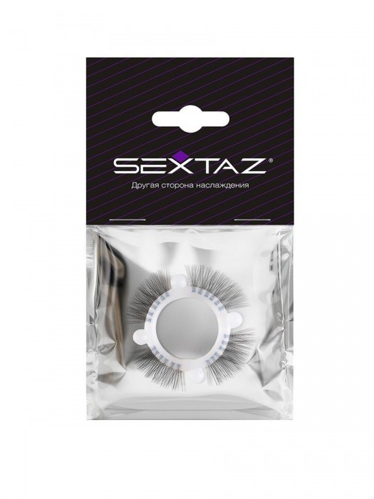 Эластичное кольцо с «ресничками» и 4 шариками - Sextaz - в Новом Уренгое купить с доставкой