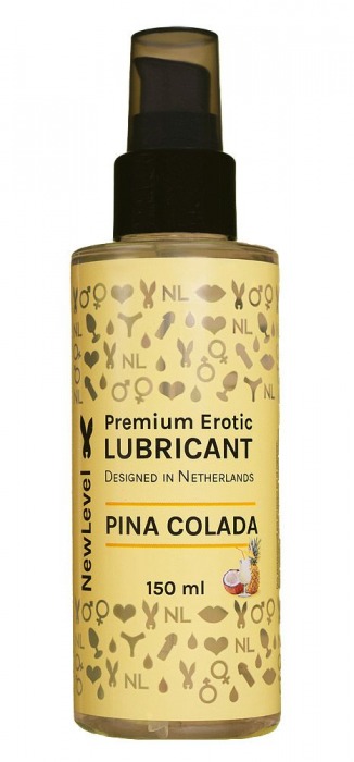 Ароматизированный лубрикант на водной основе NewLevel Pina Colada - 150 мл. - NewLevel - купить с доставкой в Новом Уренгое