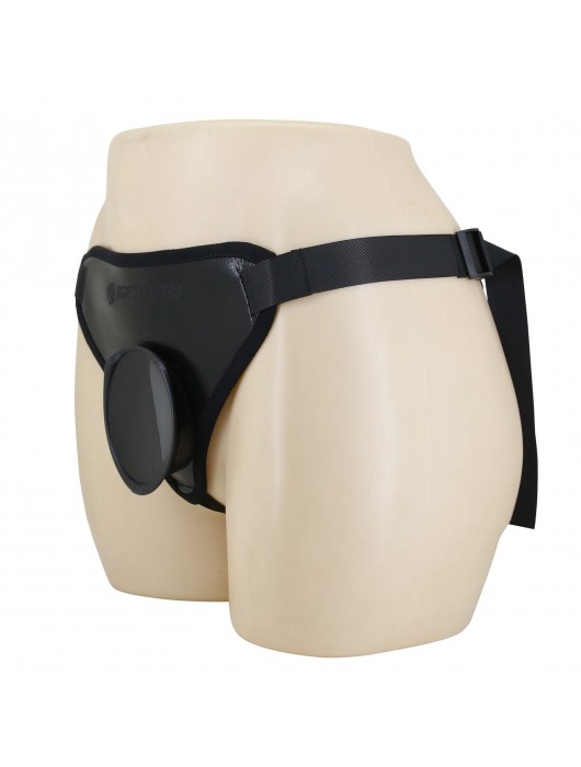 Черные трусики харнесс с платформой Caludio I - Baile - купить с доставкой в Новом Уренгое