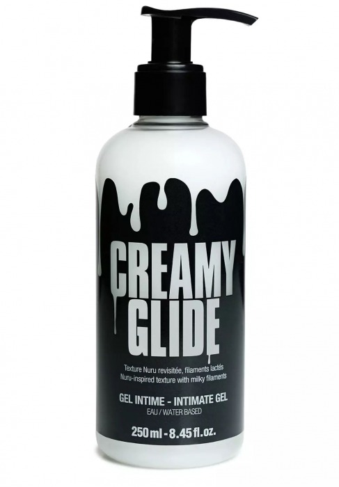Лубрикант на водной основе Creamy Glide с консистенцией спермы - 250 мл. - Strap-on-me - купить с доставкой в Новом Уренгое