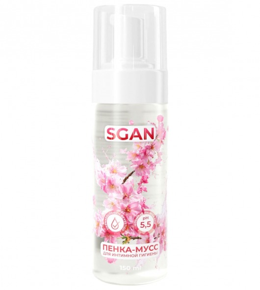 Пенка-мусс для интимной гигиены SGAN с пребиотиками - 150 мл. - SGAN - купить с доставкой в Новом Уренгое