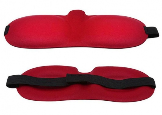 Красная глухая маска на резинке - Sitabella - купить с доставкой в Новом Уренгое