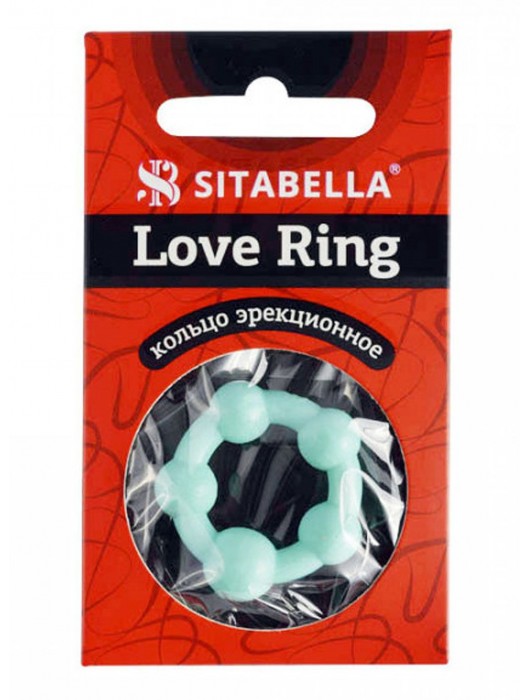 Цветное эрекционное кольцо с 5 бусинами Love Ring - Sitabella - в Новом Уренгое купить с доставкой