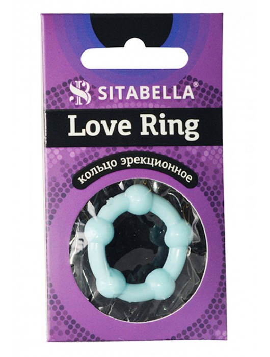 Цветное эрекционное кольцо Love Ring с бусинами - Sitabella - в Новом Уренгое купить с доставкой