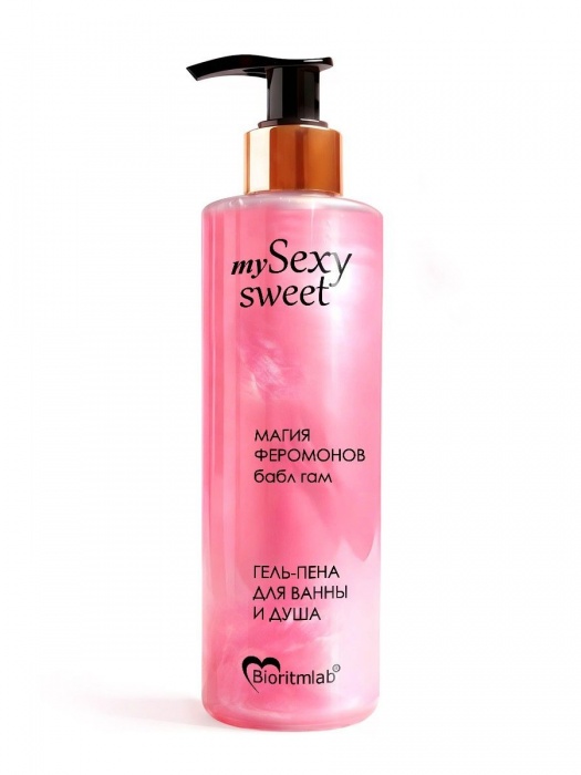 Гель-пена для ванны и душа Sexy Sweet с феромонами и ароматом бабл-гам - 200 мл. -  - Магазин феромонов в Новом Уренгое