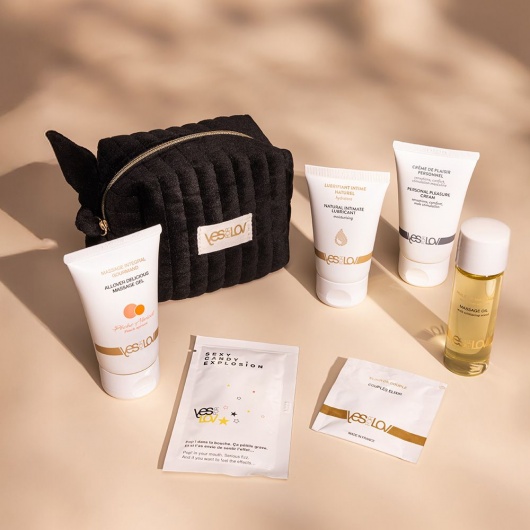 Набор YESforLOV La Trousse Enchantée в черной косметичке - YESforLOV - купить с доставкой в Новом Уренгое
