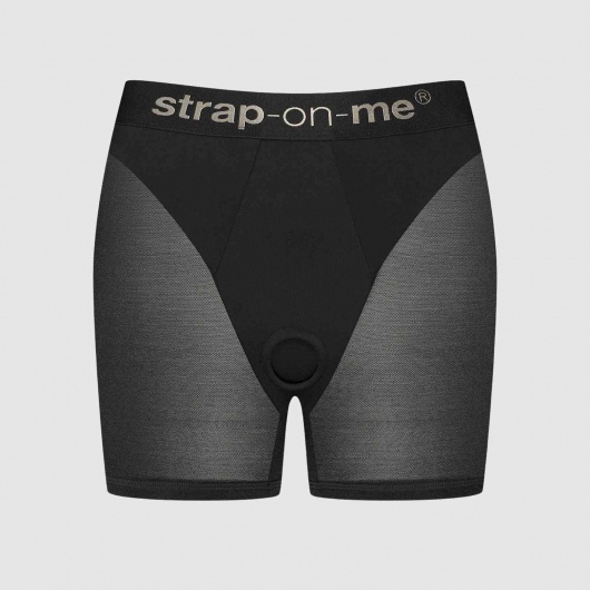 Трусики-шорты для фиксации насадок Strap-on-me Harness Lingerie Halo - size L - Strap-on-me - купить с доставкой в Новом Уренгое