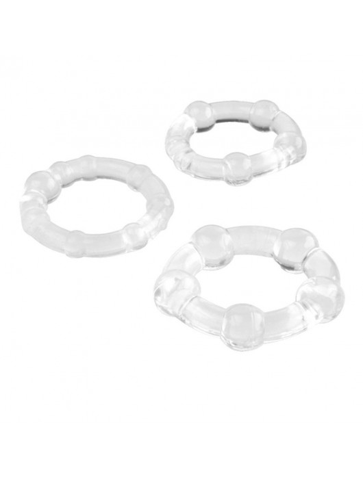 Набор из 3 эрекционных прозрачных колец - Boys of Toys - в Новом Уренгое купить с доставкой