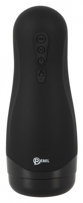 Черный вибромастурбатор с подогревом Masturbator with 3 Functions - Orion - в Новом Уренгое купить с доставкой