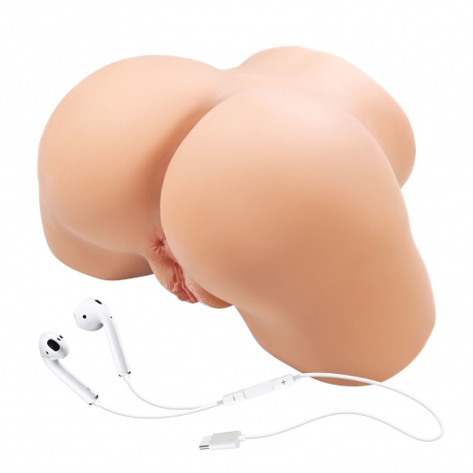 Телесный мастурбатор Olivia с 2 любовными отверстиями - Baile - в Новом Уренгое купить с доставкой