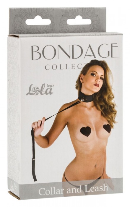 Ошейник Bondage Collection Collar and Leash Plus Size - Lola Games - купить с доставкой в Новом Уренгое