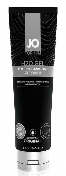 Лубрикант-гель для мужчин JO H2O GEL ORIGINAL - 240 мл. - System JO - купить с доставкой в Новом Уренгое