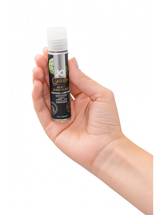 Лубрикант с ароматом мятного шоколада JO GELATO MINT CHOCOLATE - 30 мл. - System JO - купить с доставкой в Новом Уренгое