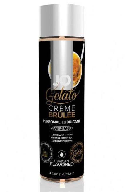 Лубрикант с ароматом крем-брюле JO GELATO CREME BRULEE - 120 мл. - System JO - купить с доставкой в Новом Уренгое