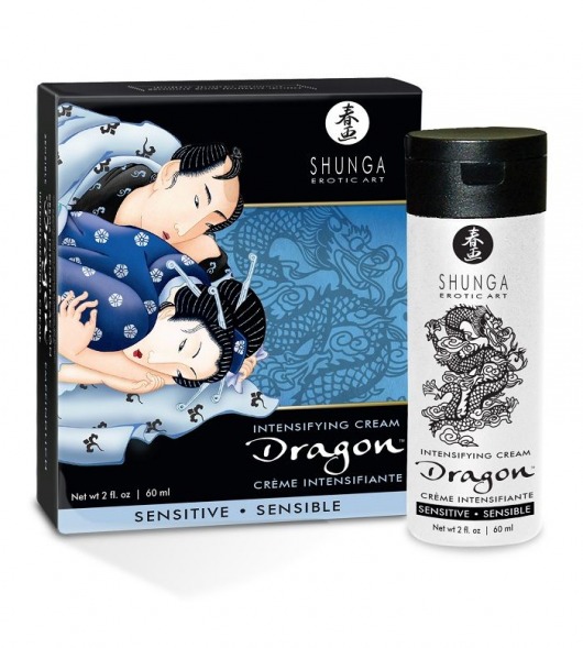 Интимный мужской крем SHUNGA DRAGON SENSITIVE - 60 мл. - Shunga - купить с доставкой в Новом Уренгое