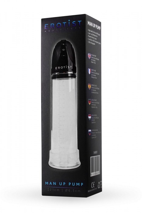 Автоматическая вакуумная помпа Man up pump - Erotist Adult Toys - в Новом Уренгое купить с доставкой