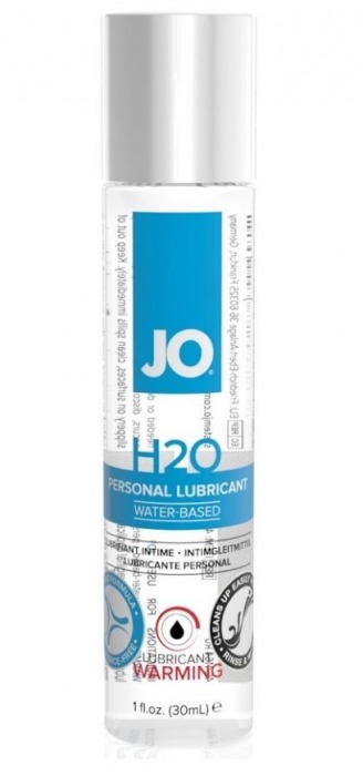 Возбуждающий лубрикант на водной основе JO Personal Lubricant H2O Warming - 30 мл. - System JO - купить с доставкой в Новом Уренгое