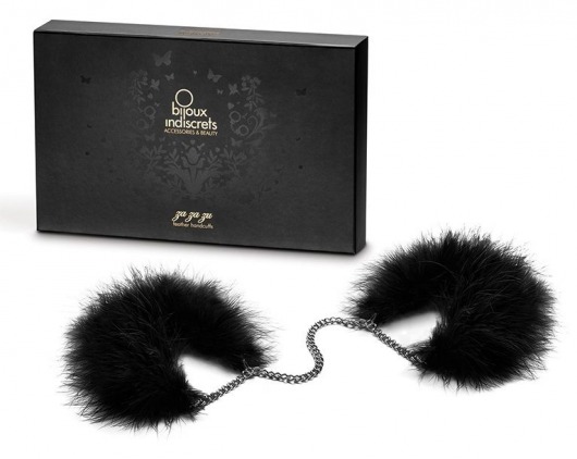Перьевые наручники Za Za Zu Feather Handcuffs Bijoux - Bijoux Indiscrets - купить с доставкой в Новом Уренгое