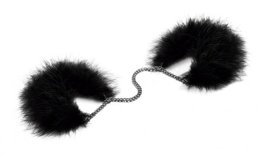 Перьевые наручники Za Za Zu Feather Handcuffs Bijoux - Bijoux Indiscrets - купить с доставкой в Новом Уренгое