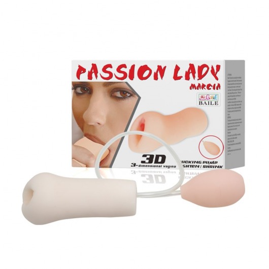 Мастурбатор Passion Lady Marcia с грушей для имитации посасывания - Baile - в Новом Уренгое купить с доставкой
