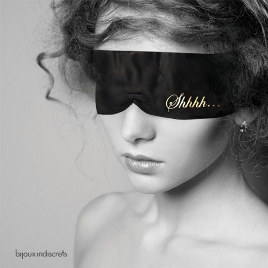 Маска-повязка на глаза Shhh Blindfold - Bijoux Indiscrets - купить с доставкой в Новом Уренгое