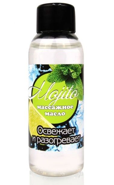 Массажное масло для тела Mojito с ароматом лайма - 50 мл. - Биоритм - купить с доставкой в Новом Уренгое