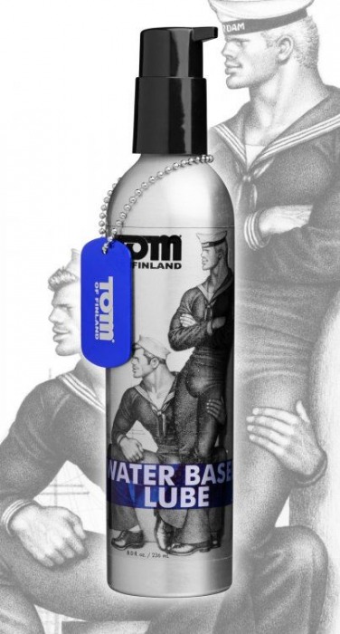 Лубрикант на водной основе Tom of Finland Water Based - 236 мл. - Доминирующее кольцо - купить с доставкой в Новом Уренгое